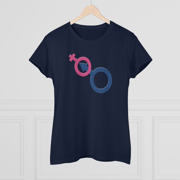 Women's Premium Cotton Tee - Man In Woman - Image 14