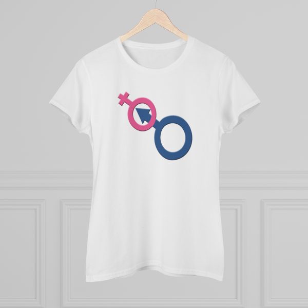 Women's Premium Cotton Tee - Man In Woman - Image 9