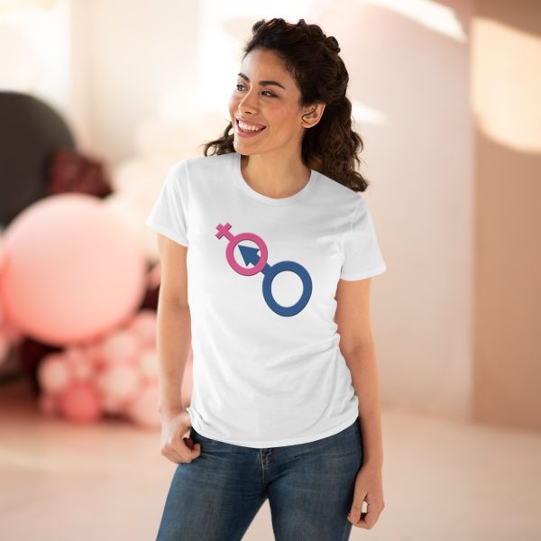 Women's Premium Cotton Tee - Man In Woman - Image 10