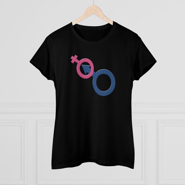 Women's Premium Cotton Tee - Man In Woman - Image 4