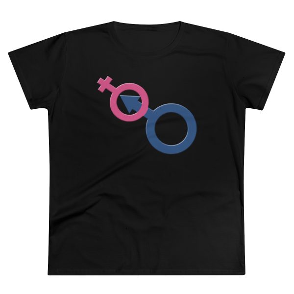 Women's Premium Cotton Tee - Man In Woman