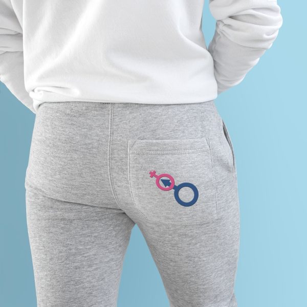 Unisex Fleece Joggers - Man In Woman