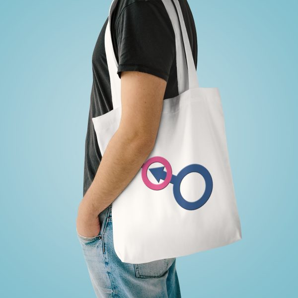 Cotton Tote Bag- Man In Woman - Image 8