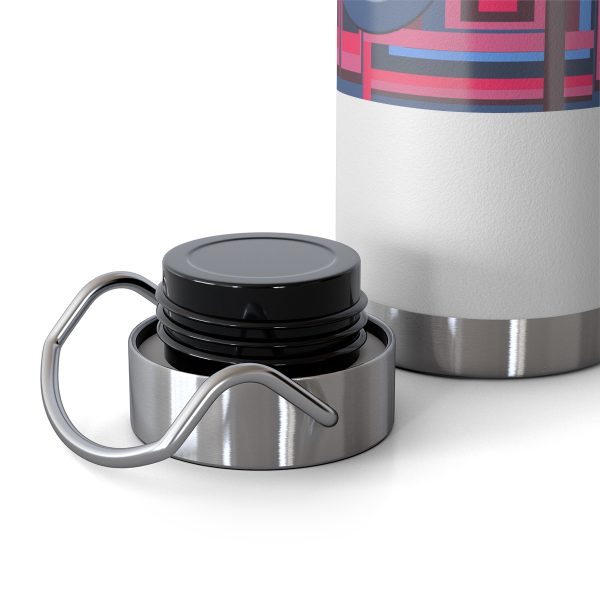 Copper Vacuum Insulated Bottle, 22oz - Man In Woman Geometric BG - Image 33