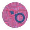Mouse Pad - Man In Woman Faded Pink Geometric BG - Image 2