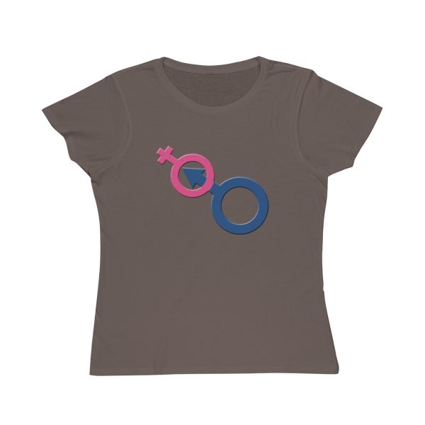 Organic Women's Classic T-Shirt - Man In Woman - Image 2