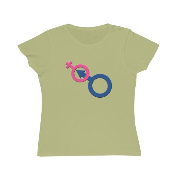 Organic Women's Classic T-Shirt - Man In Woman - Image 7