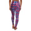 Women's Spandex Leggings (AOP) - Man In Woman Geometric BG - Image 23