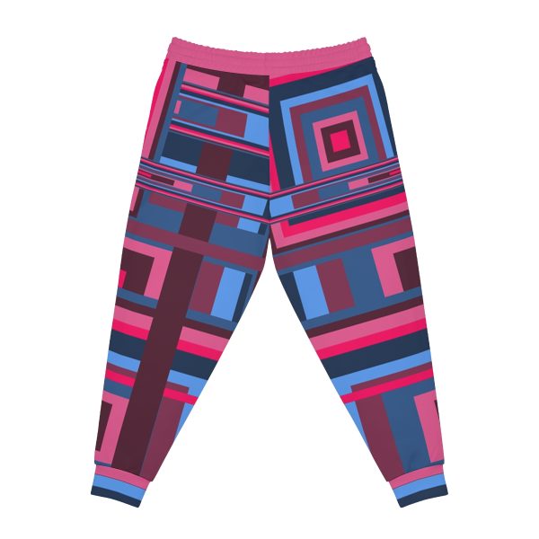 Athletic Joggers (AOP) - Man In Woman Geometric BG - Image 10