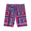 Women's Bike Shorts (AOP) - Man In Woman Geometric BG - Image 33