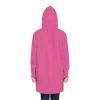 Women's Hoodie Dress (AOP) - Man In Woman Pink and Geometric BG - Image 23