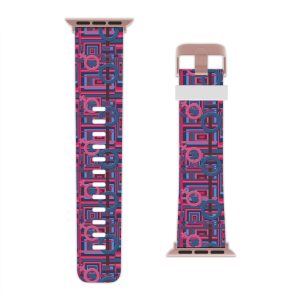 Watch Band for Apple Watch - Man In Woman Geometric BG