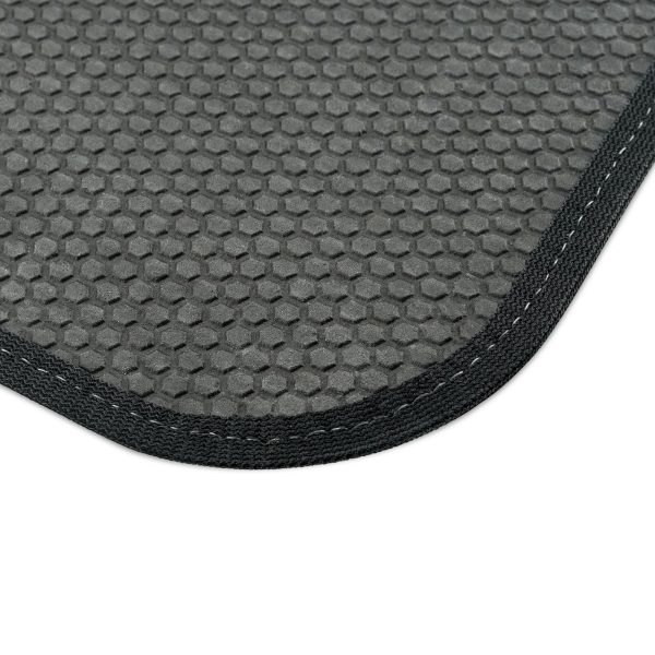 Car Mats (2x Rear) - Man In Woman Geometric BG - Image 3