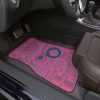Car Floor Mats, 1pc - Man In Woman Faded Pink Geometric BG