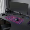 LED Gaming Mouse Pad - Man In Woman Geometric BG - Image 13