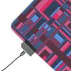 LED Gaming Mouse Pad - Man In Woman Geometric BG - Image 17