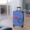 Suitcase - Man In Woman Faded Blue Geometric BG - Image 15