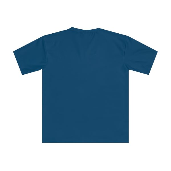 Men's Loose T-shirt (AOP) - Q Splash Dark Geometric BG - Image 3