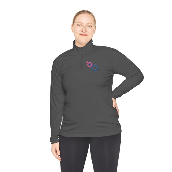 Unisex Quarter-Zip Pullover - Man In Woman - Image 11