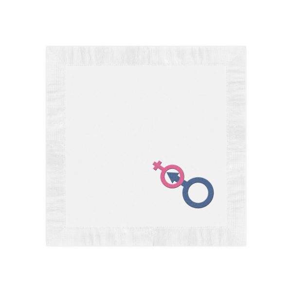 White Coined Napkins- Man In Woman - Image 14