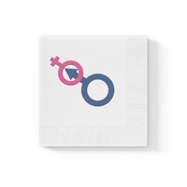 White Coined Napkins- Man In Woman - Image 13