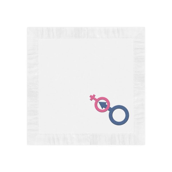 White Coined Napkins- Man In Woman - Image 20