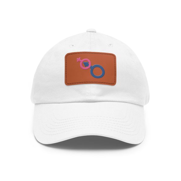 Dad Hat with Leather Patch (Rectangle) - Man In Woman - Image 15