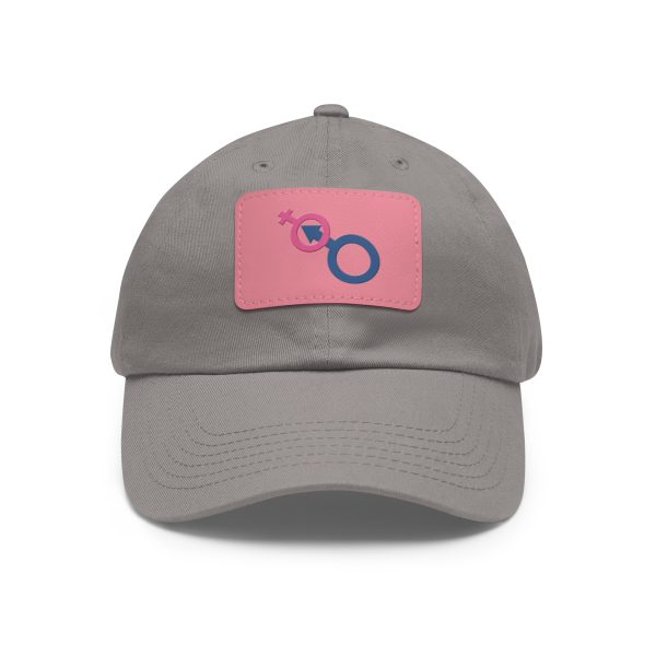 Dad Hat with Leather Patch (Rectangle) - Man In Woman - Image 162