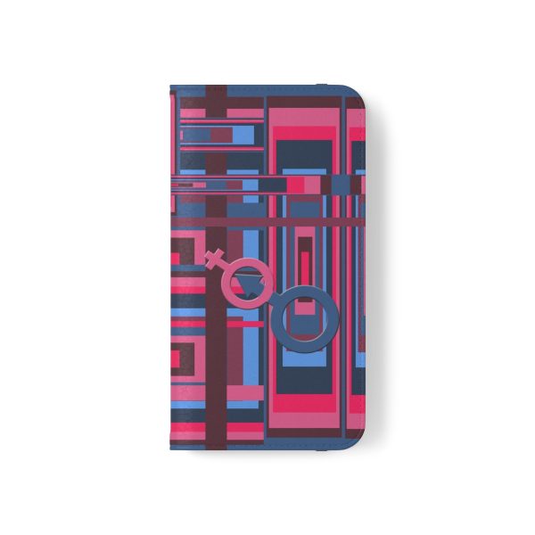 Flip Cases - Man In Woman Geometric BG - Image 9