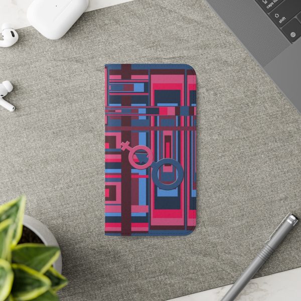 Flip Cases - Man In Woman Geometric BG - Image 12