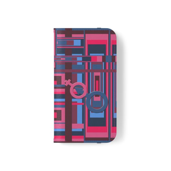 Flip Cases - Man In Woman Geometric BG - Image 15