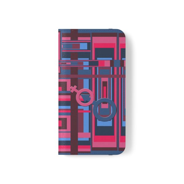 Flip Cases - Man In Woman Geometric BG - Image 21