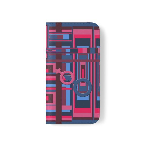 Flip Cases - Man In Woman Geometric BG - Image 27