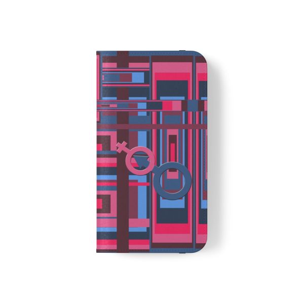 Flip Cases - Man In Woman Geometric BG - Image 33