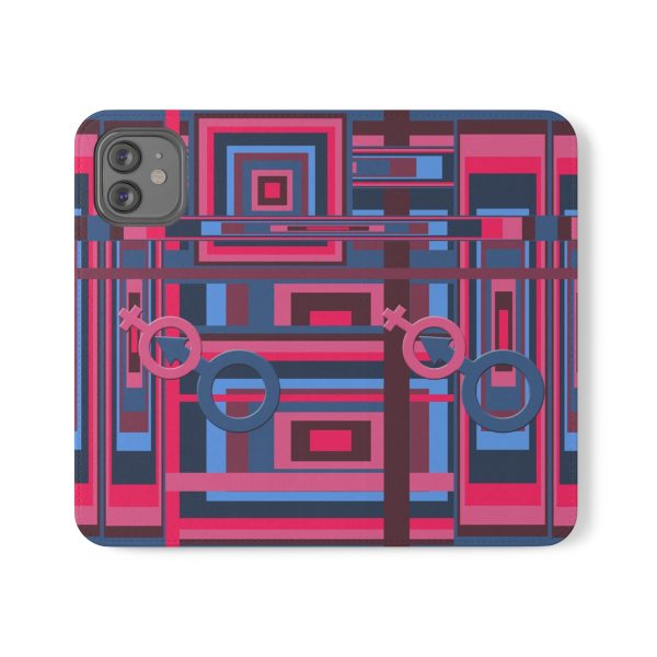 Flip Cases - Man In Woman Geometric BG - Image 31