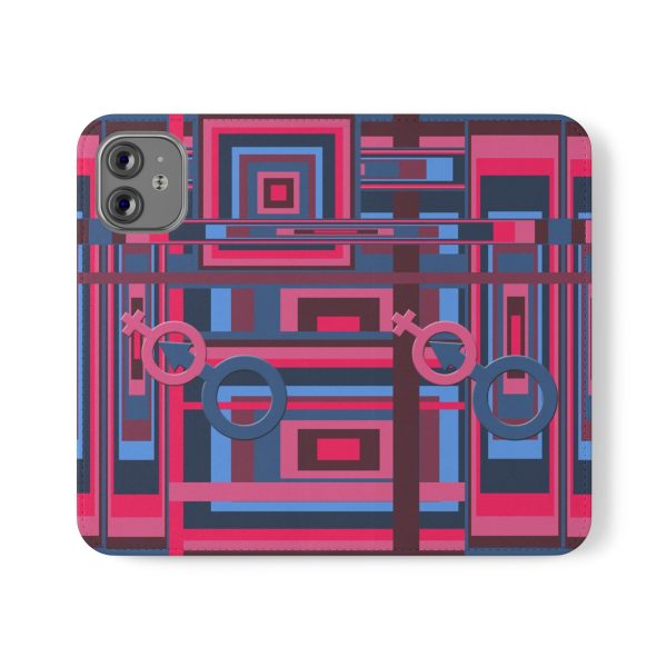 Flip Cases - Man In Woman Geometric BG - Image 37