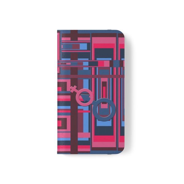 Flip Cases - Man In Woman Geometric BG - Image 57