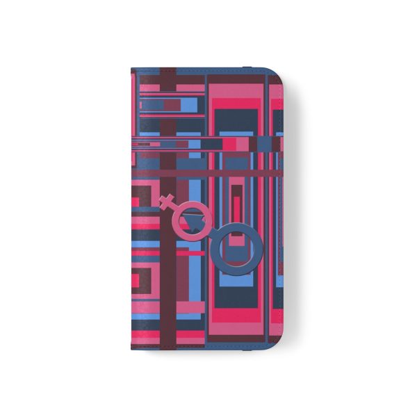 Flip Cases - Man In Woman Geometric BG - Image 63