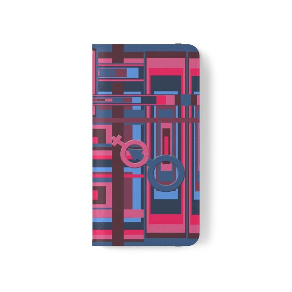 Flip Cases - Man In Woman Geometric BG - Image 92