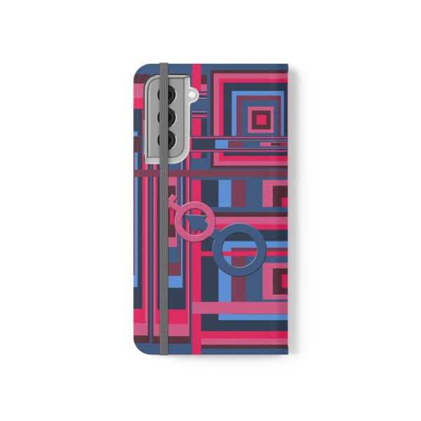 Flip Cases - Man In Woman Geometric BG - Image 93