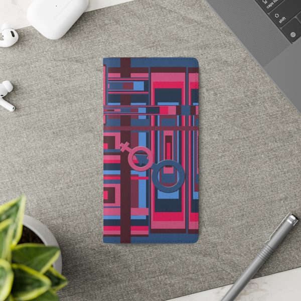 Flip Cases - Man In Woman Geometric BG - Image 101