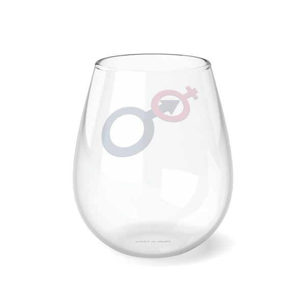 Stemless Wine Glass, 11.75oz - Man In Woman - Image 4