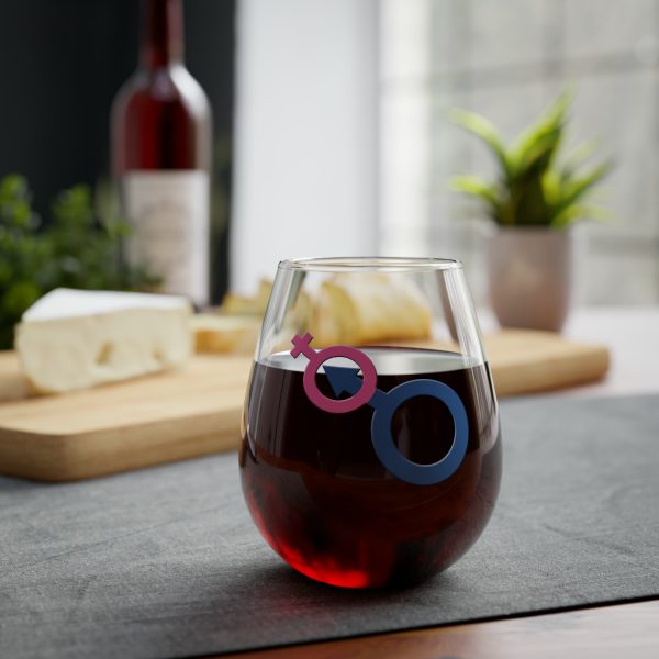 Stemless Wine Glass, 11.75oz - Man In Woman - Image 6