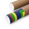 Matte Vertical Posters - Unity4Canada - Crayon Colours - Geometric BG - Image 4
