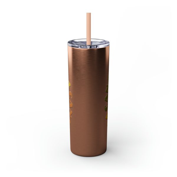 Skinny Tumbler with Straw, 20oz - Unity4Canada -  Earth Tones - Image 79