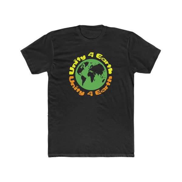 Men's Cotton Crew Tee - Unity4Earth - YellowOrange