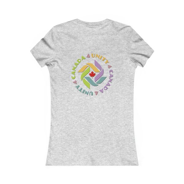 Women's Favorite Tee - END RACE BASED LAW Canada - U4C (Back) - Pastels - Image 14