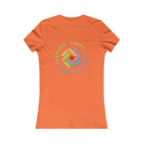 Women's Favorite Tee - END RACE BASED LAW Canada - U4C (Back) - Pastels - Image 6