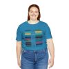 Unisex Jersey Short Sleeve Tee - Fear Is The Virus LOGO 3 (Sunset Colours) - Image 104