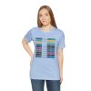 Unisex Jersey Short Sleeve Tee - Fear Is The Virus LOGO 3 (Sunset Colours) - Image 126